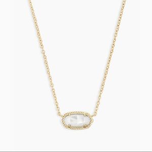 Kendra Scott Elisa Pendant Necklace In Ivory Pearl